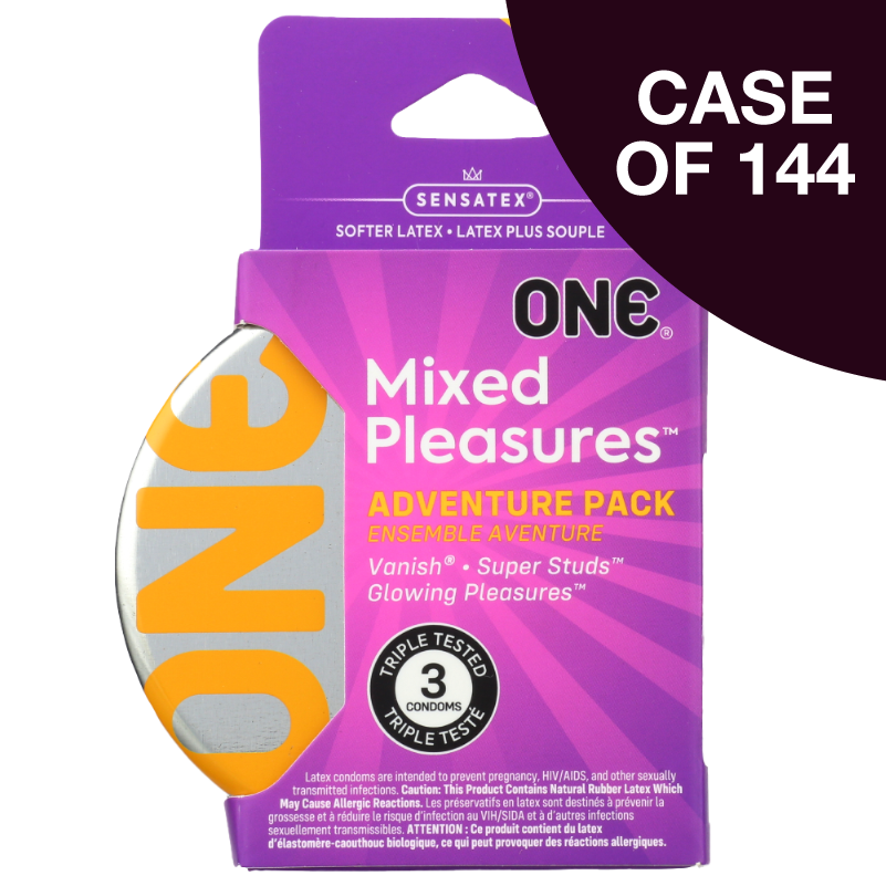 ONE® Condoms Mixed Pleasures™ Variety | Global Protection Corp 