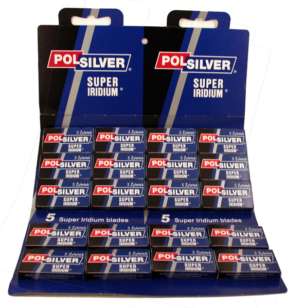 Polsilver - Super Iridium - DE Razor Blades - 100 pack – Midwest Shave Shop