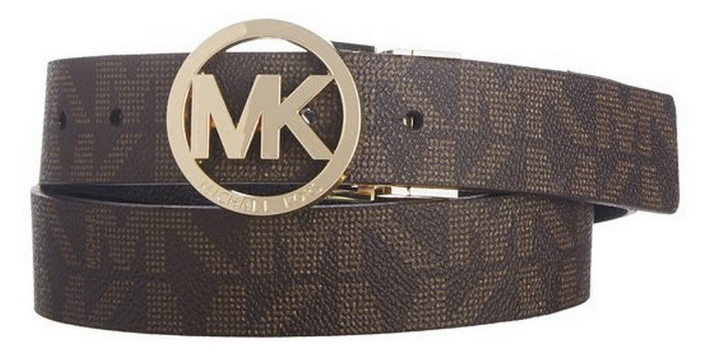 brown michael kors belt