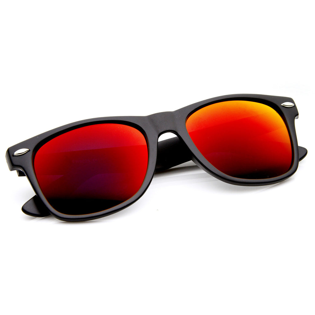 red lens wayfarer sunglasses