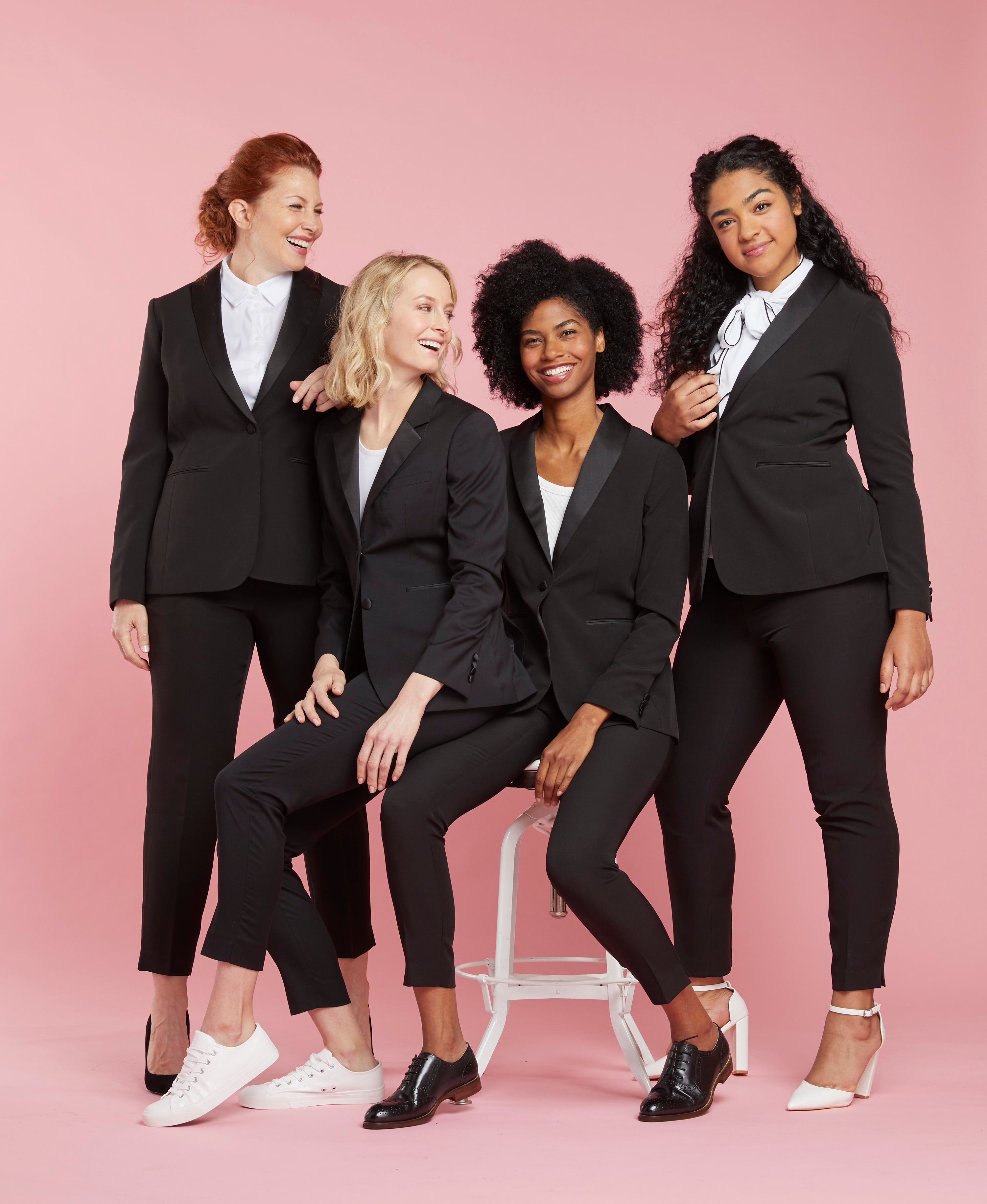 womens evening tuxedo