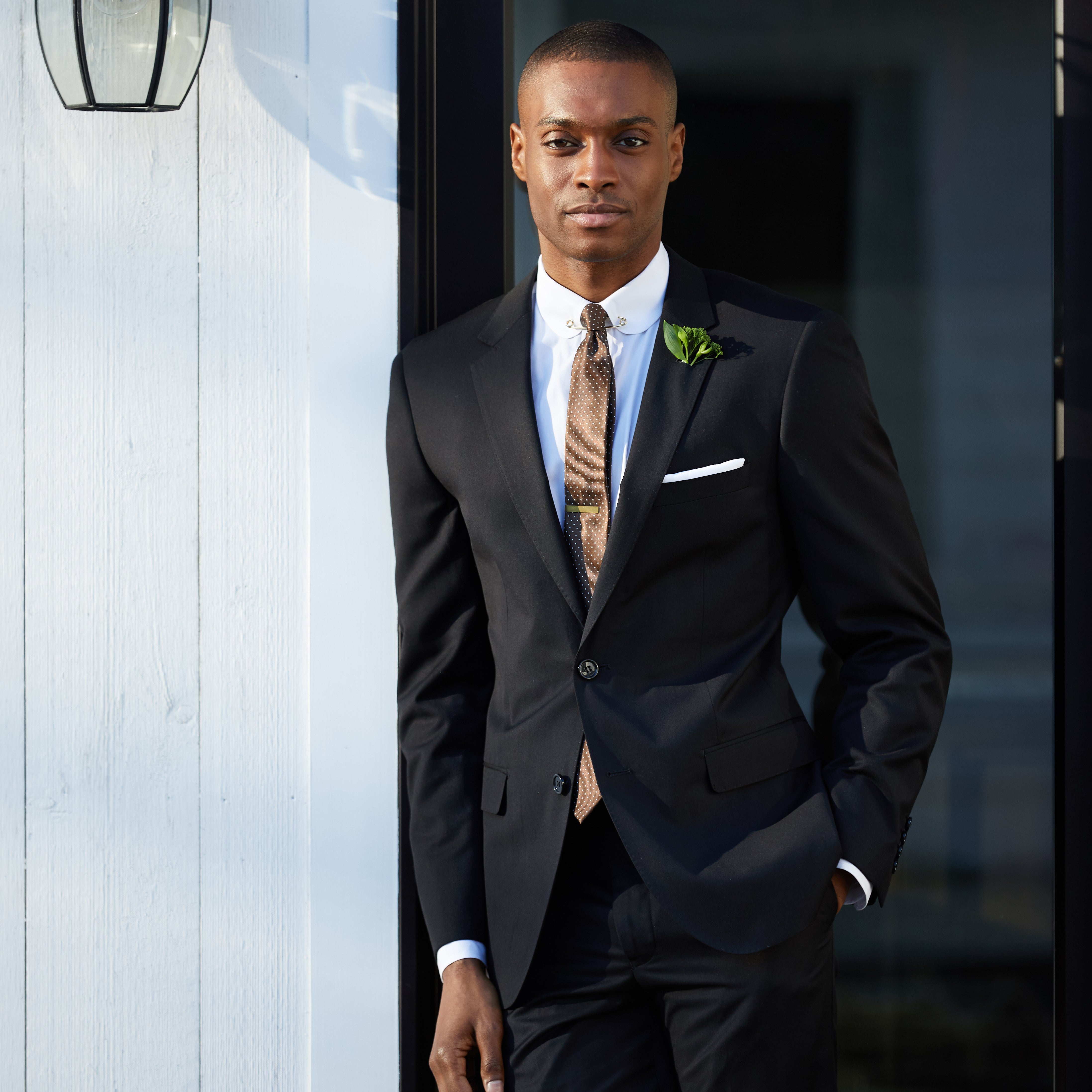 black tie formal men