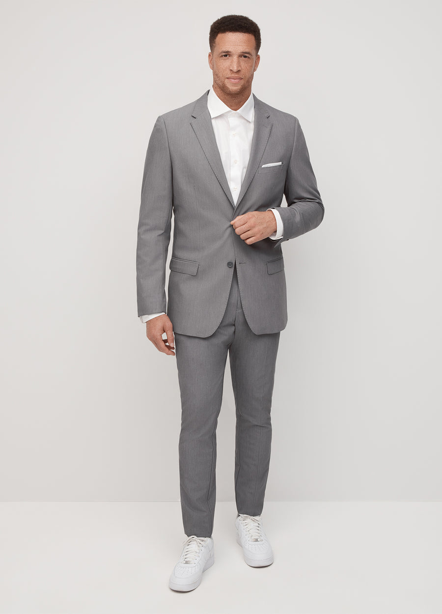Men's Light Grey Blazer  Suits for Weddings & Events