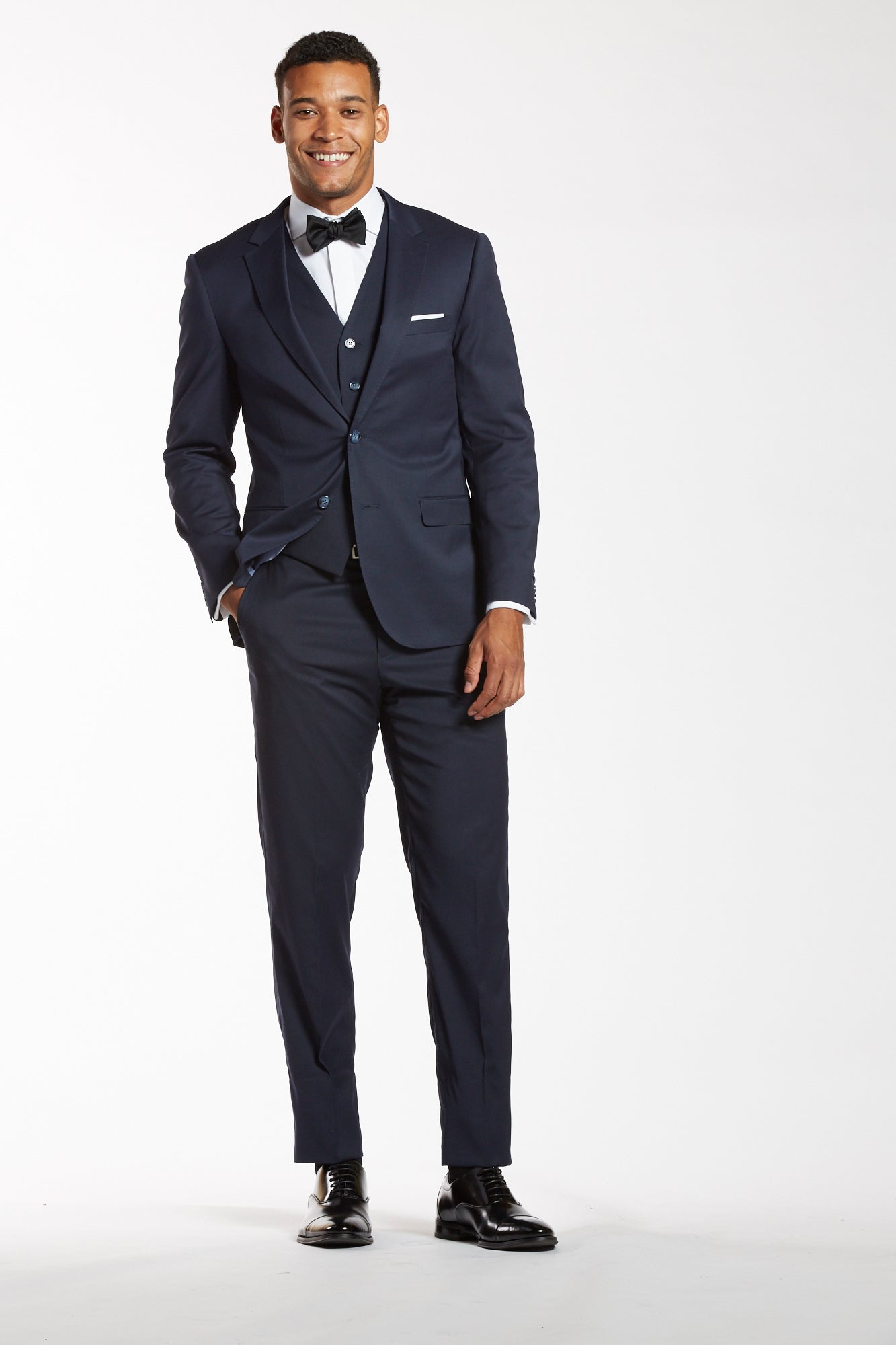 navy tuxedo shoes