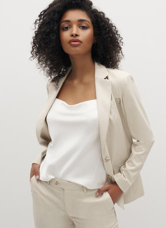 Related product: Unisex Tan Suit Jacket