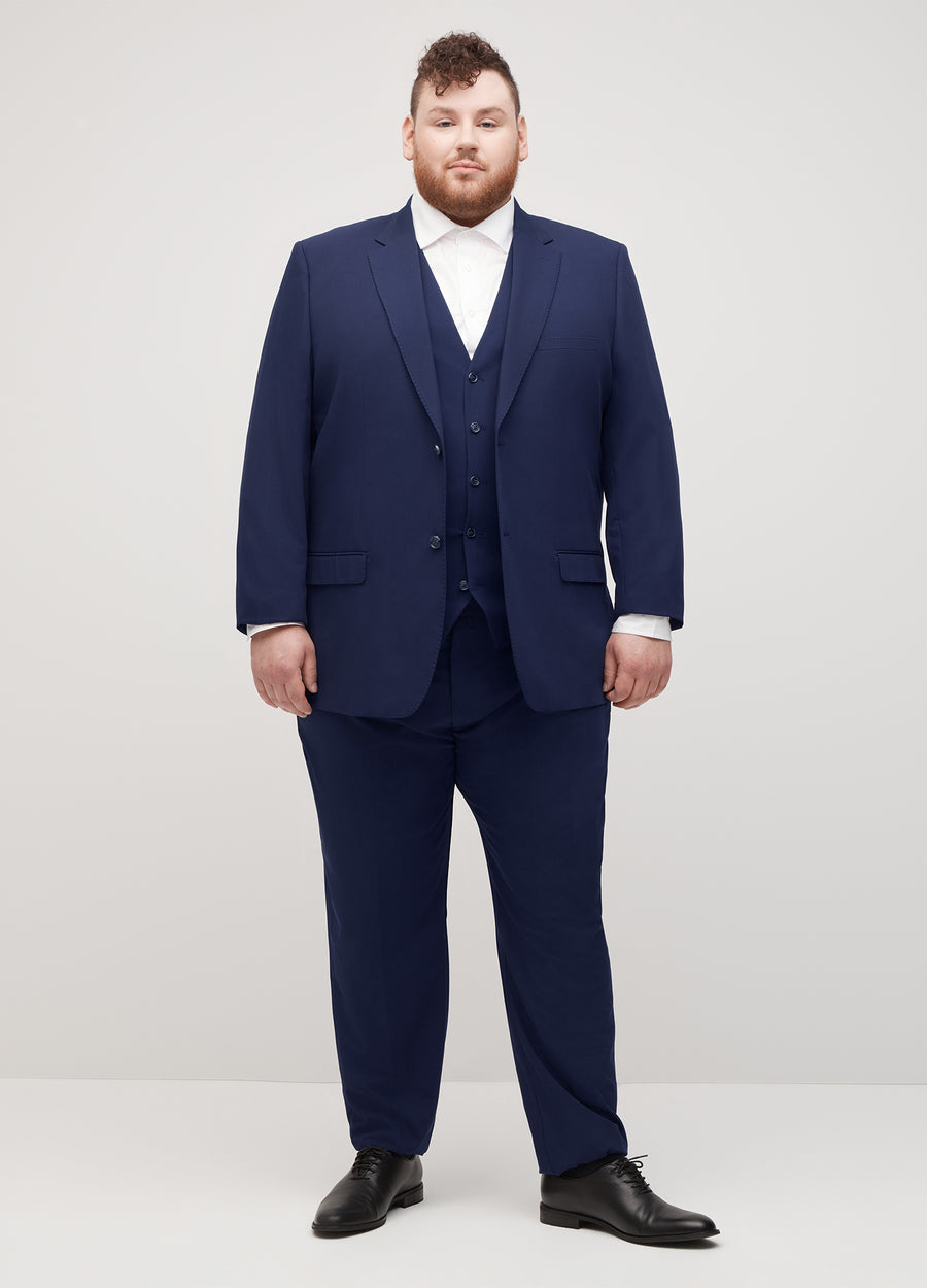 Amazon.com: Men's 2 Pieces Business Suit 1 Buttons Slim Solid Color Jacket  Tuxedo Suits Elegant Wedding Formal Blazer Pants (Dark Blue,Medium) :  Clothing, Shoes & Jewelry