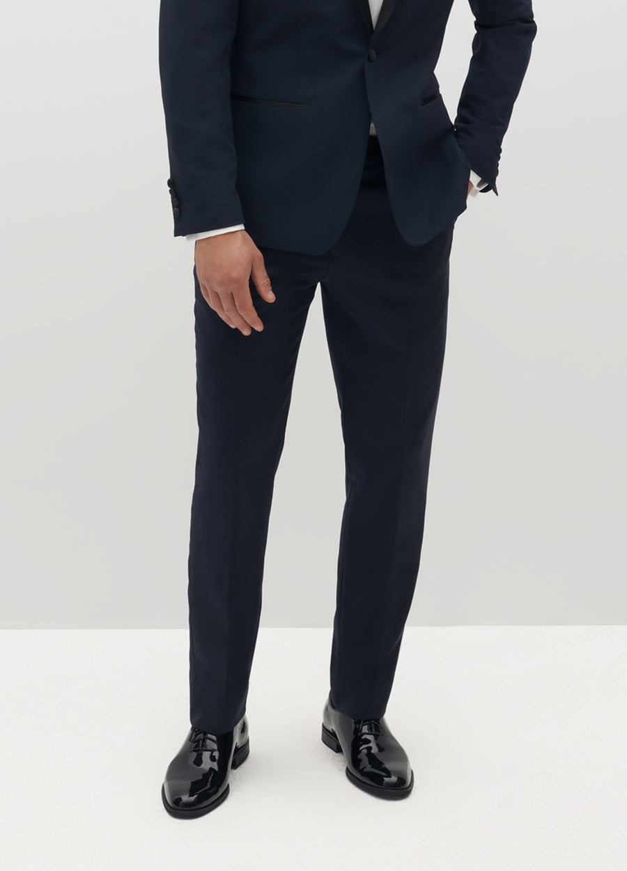 Men's Navy Tuxedo Pants