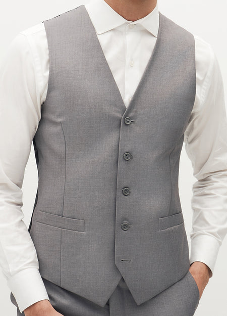 Light Grey Suit Vest | Vests for Weddings & Events