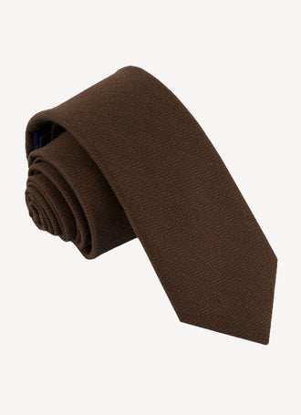 Related product: Alleavitch Herringbone Chocolate Brown Tie