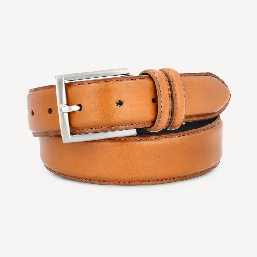 Light Tan Leather Belt - SANA - Sale