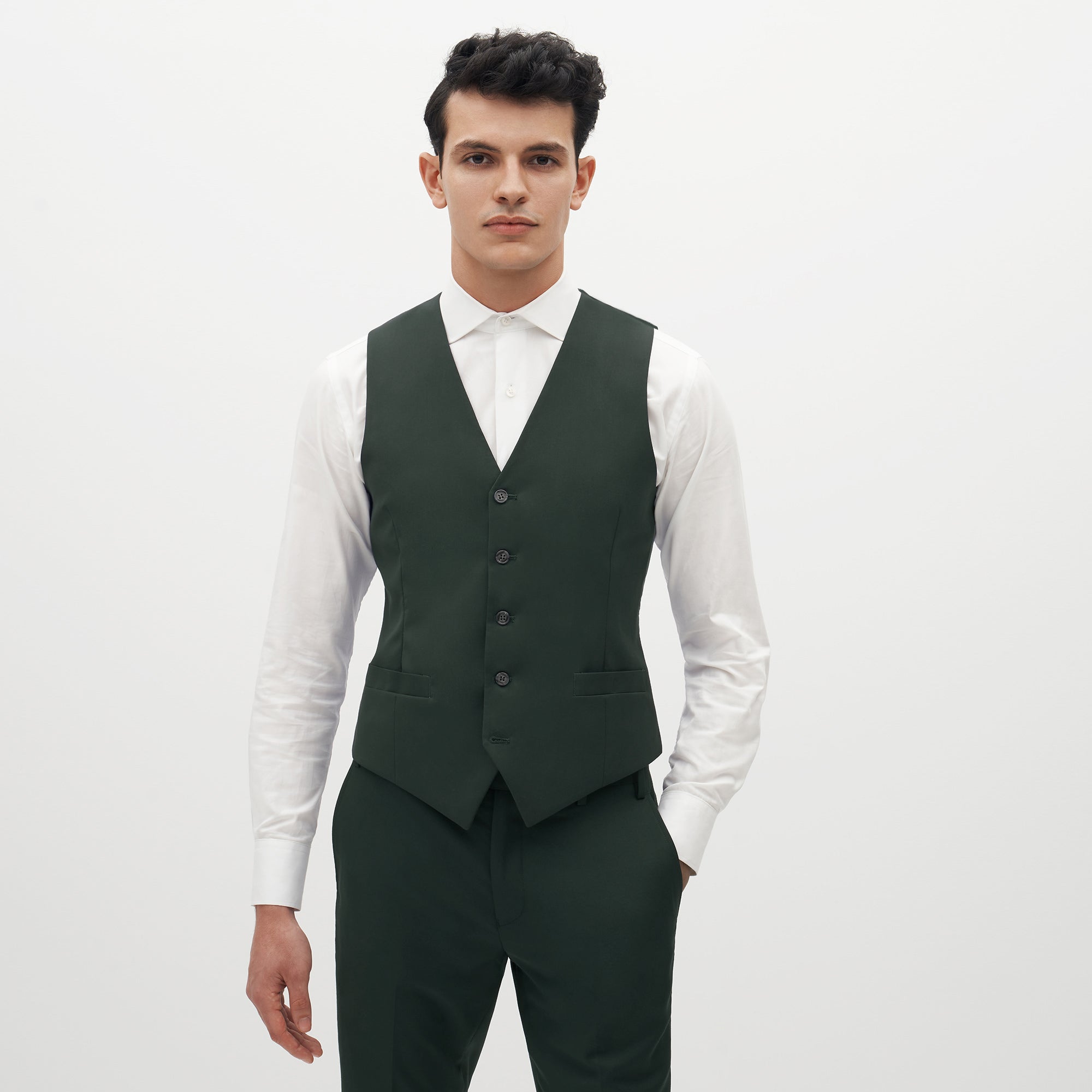 Dark Green Suit Separates Vest (Vest Only) – Friar Tux Uniforms | lupon ...