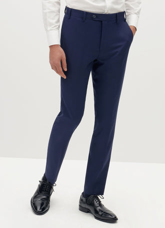 Bertini Royal Blue Dress Pant - Hensley's Big and Tall