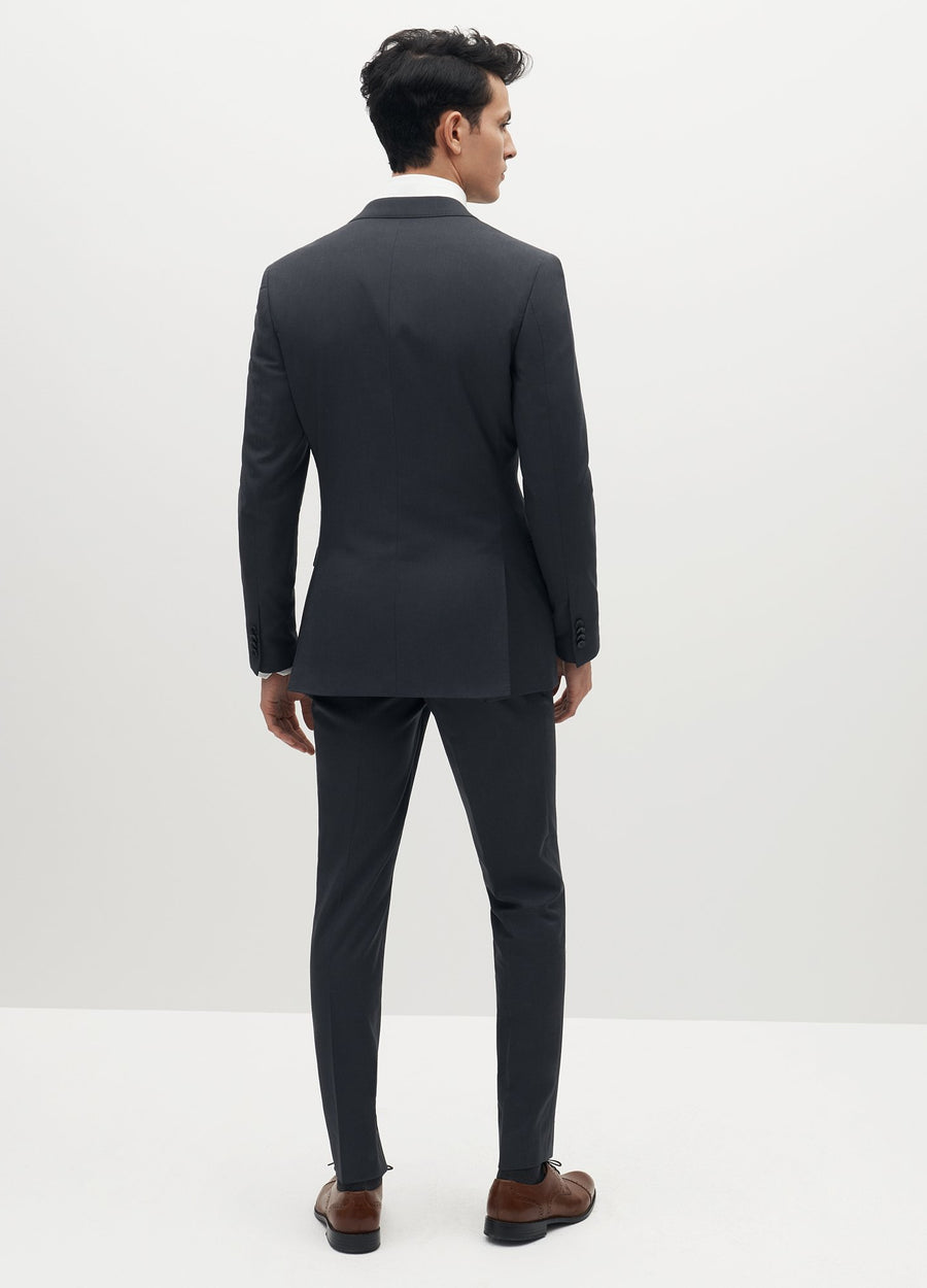 All Business: The Classic Charcoal Grey Suit