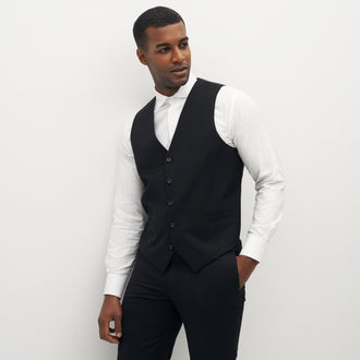 Black Suit Vest | SuitShop