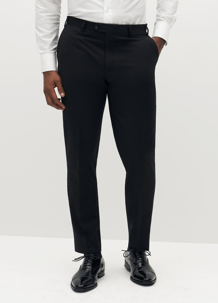 Men's Black Modern Fit Suit Pants | D&K SUIT DISCOUNTERS