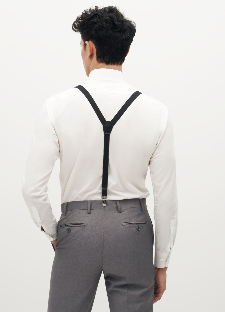 Black Suspenders with White Pants Outfits (3 ideas & outfits