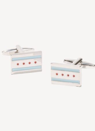 Related product: Chicago Flag Cufflinks