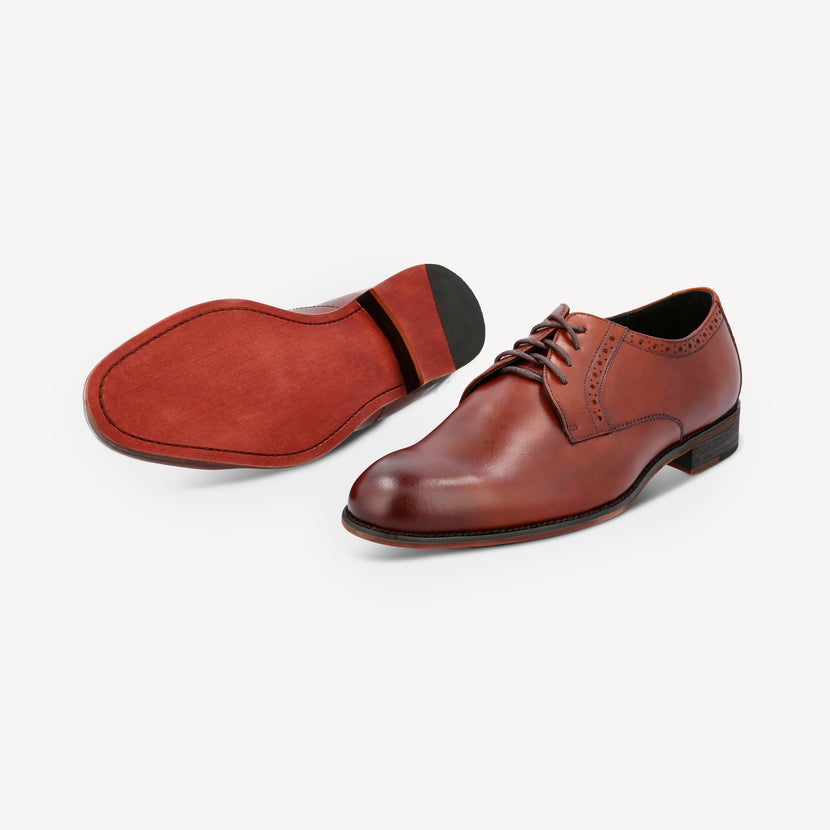 Brown Oxford Shoes - FRANKIE - Sale