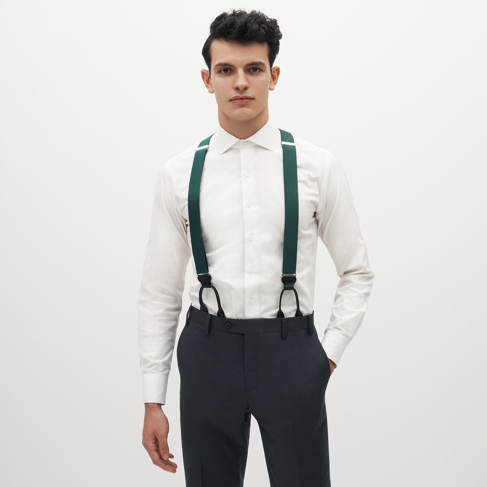 Blush Suspenders, Formal Wedding Suspenders in Blush Pink for Men