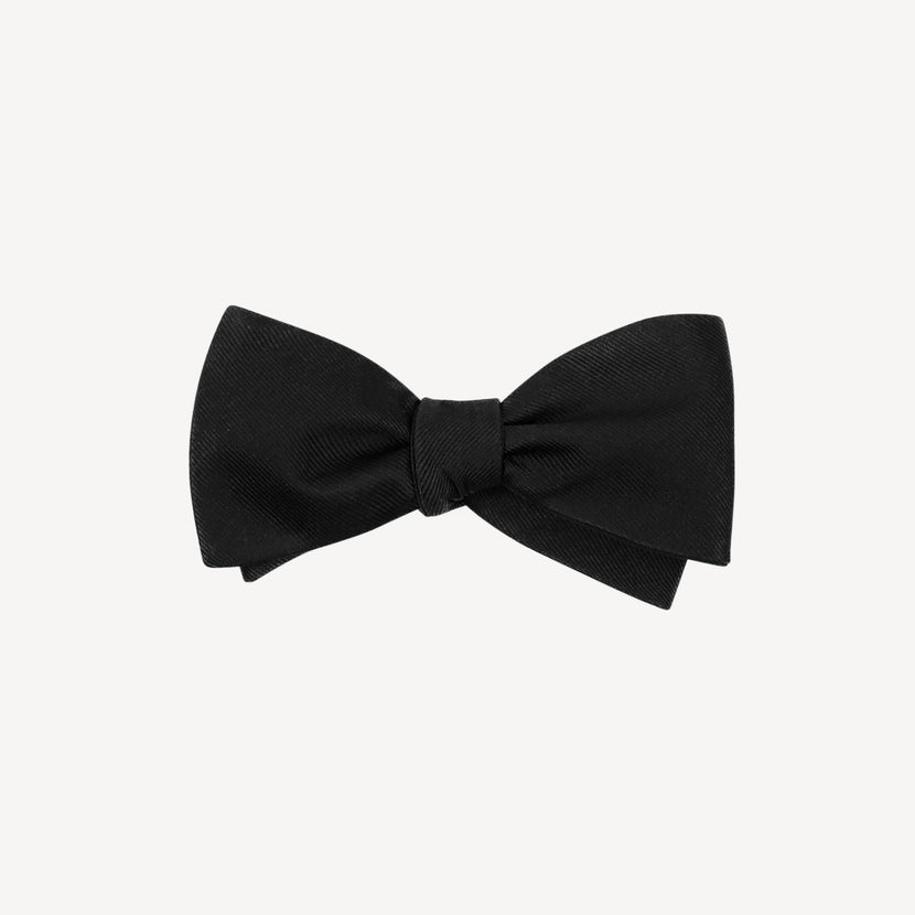 Hand Tied Grosgrain Bow Tie