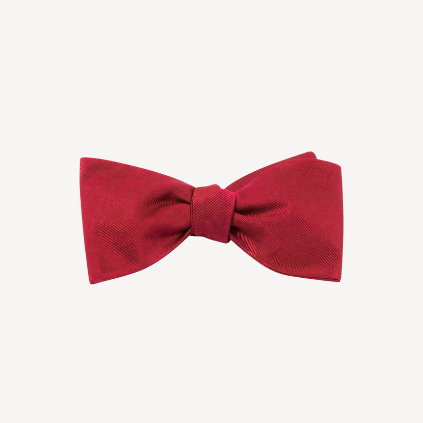 Hand Tied Grosgrain Bow Tie