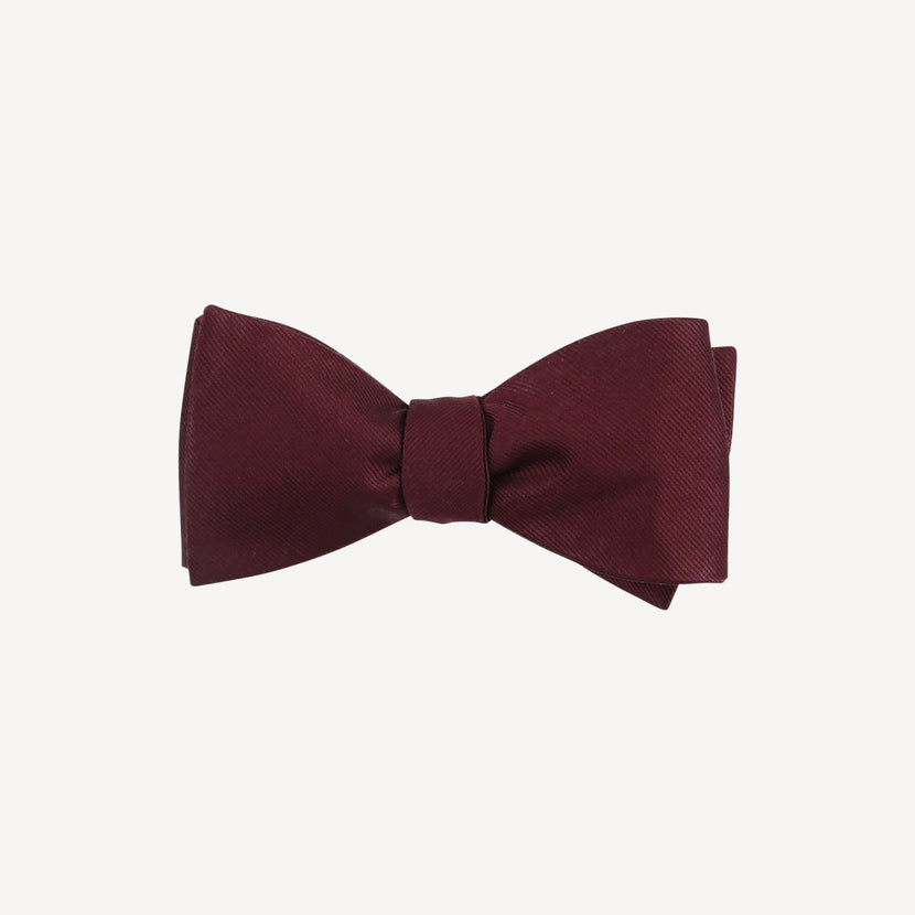 Hand Tied Grosgrain Bow Tie