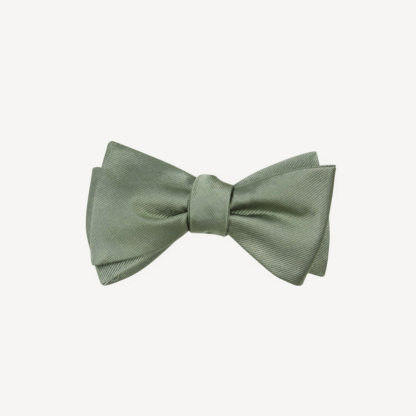 Hand Tied Grosgrain Bow Tie