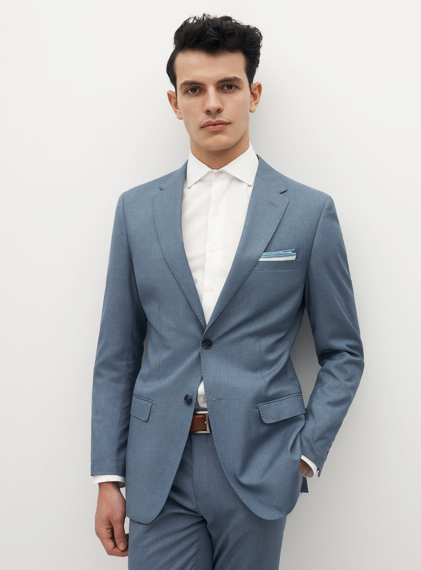 Men's Light Blue Suit Jacket