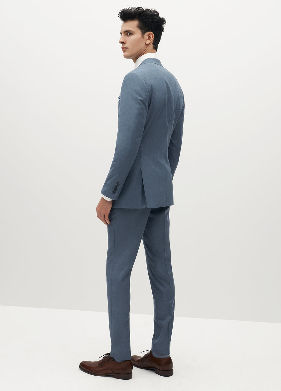 Slim Fit Pale Blue Blazer Suit