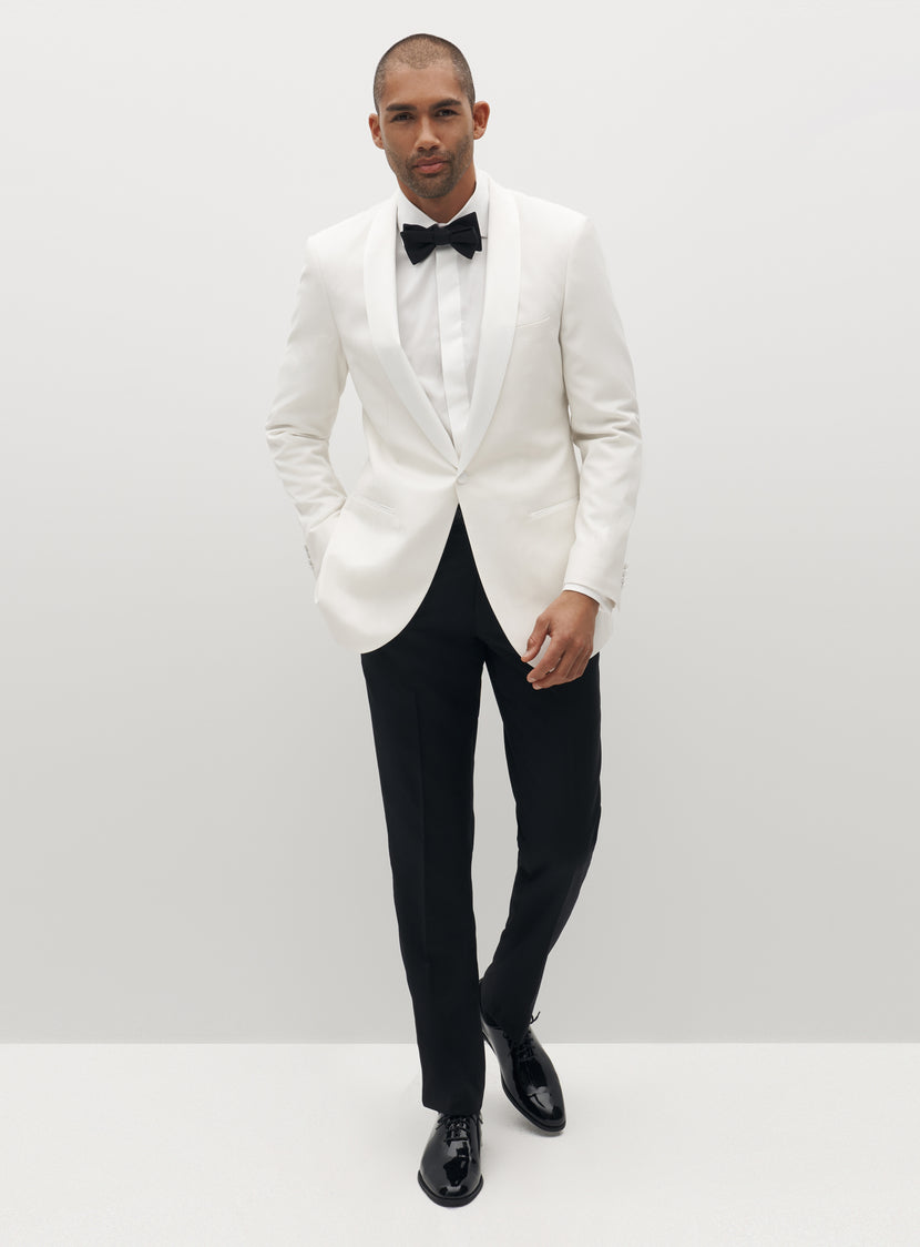 Men's Premium Shawl Lapel White Tuxedo