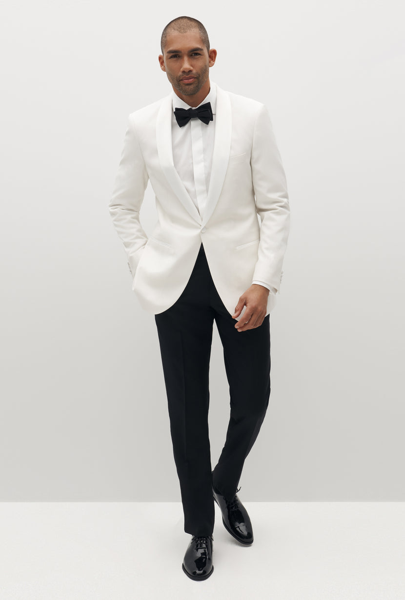 Premium Shawl Lapel White Tuxedo