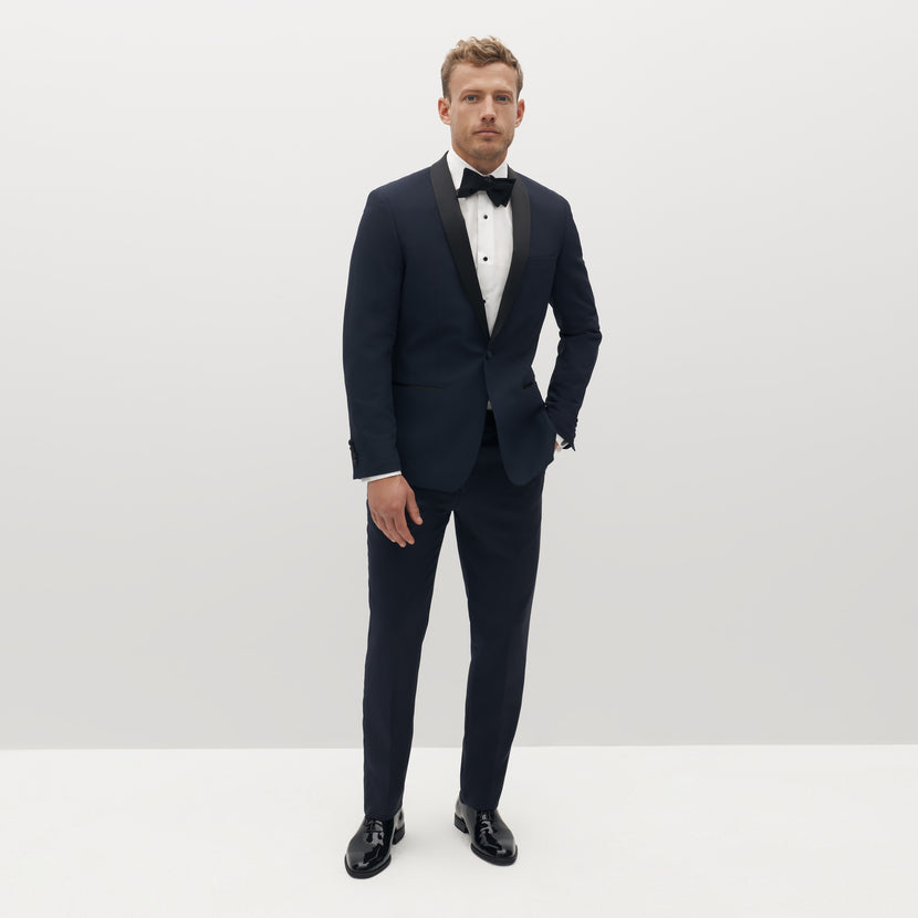 Men's Shawl Lapel Navy Tuxedo Jacket