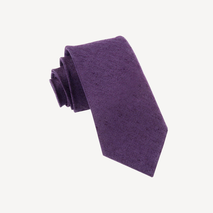 Linen Row Slim Tie