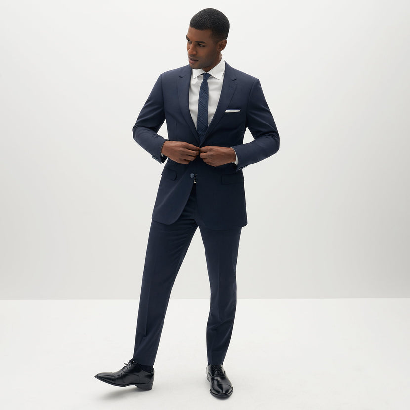 Men's Navy Blue Suit Jacket