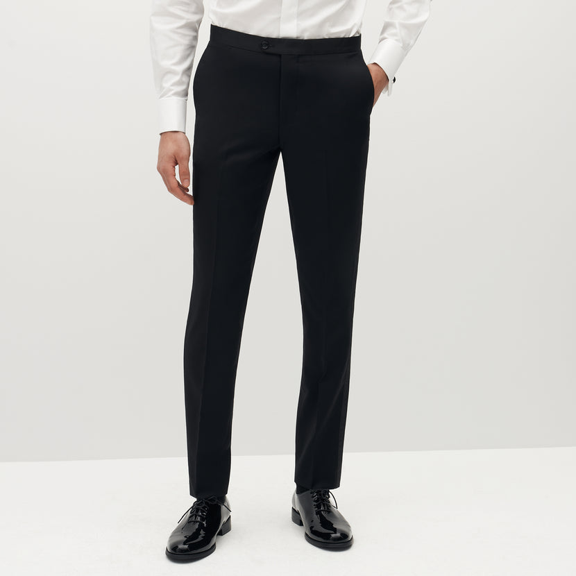 Men's Premium Black Tuxedo Pants