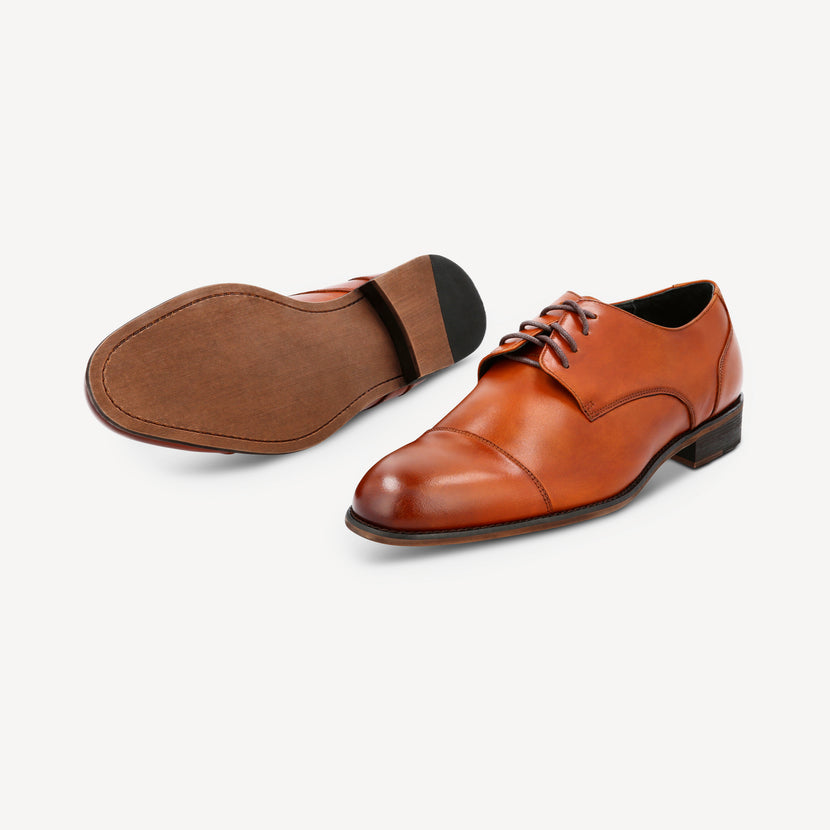 Tan Oxford Shoes - THEO - Sale