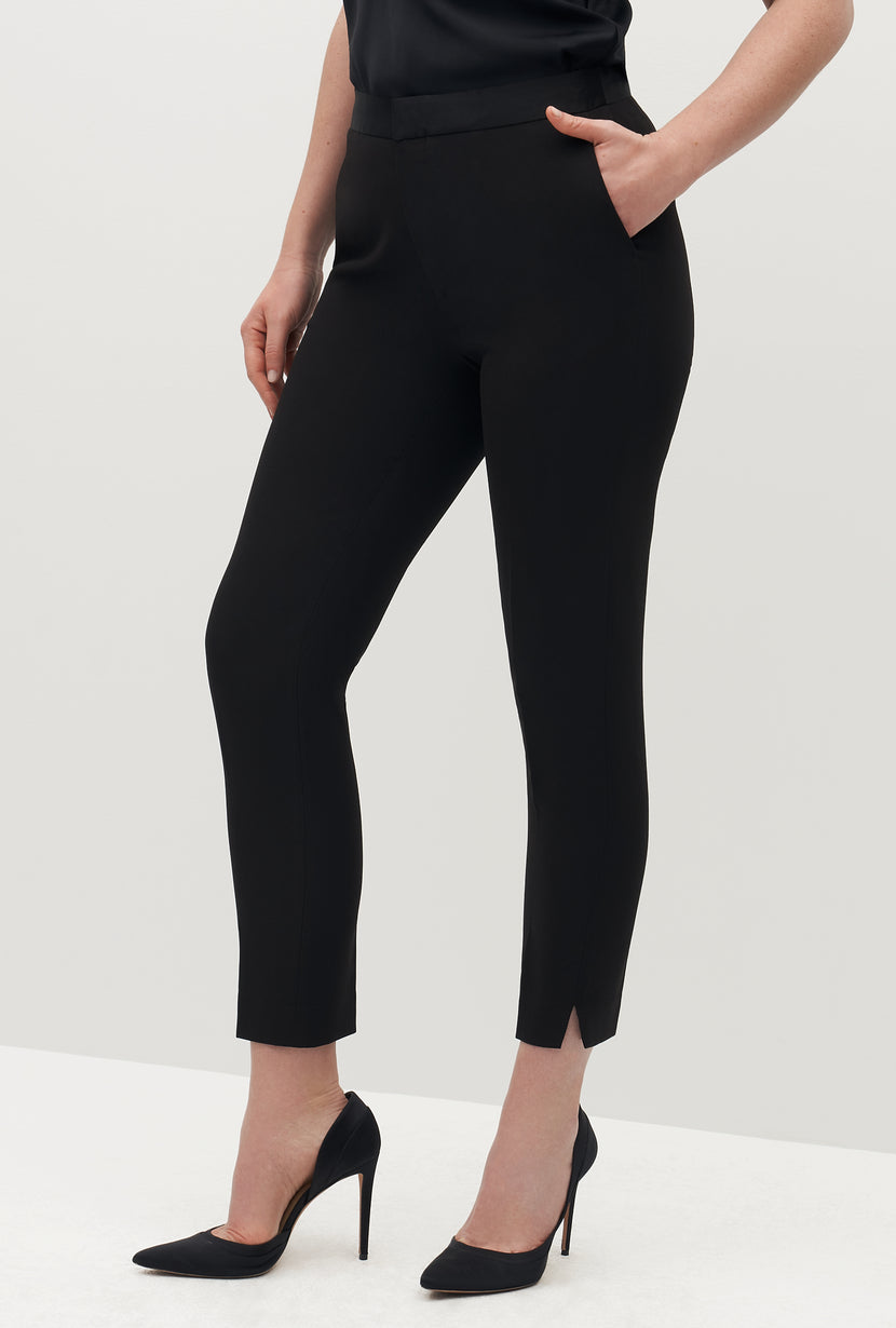 Buy Women Black Regular Fit Solid Casual Casual Pants Online - 232026 |  Allen Solly