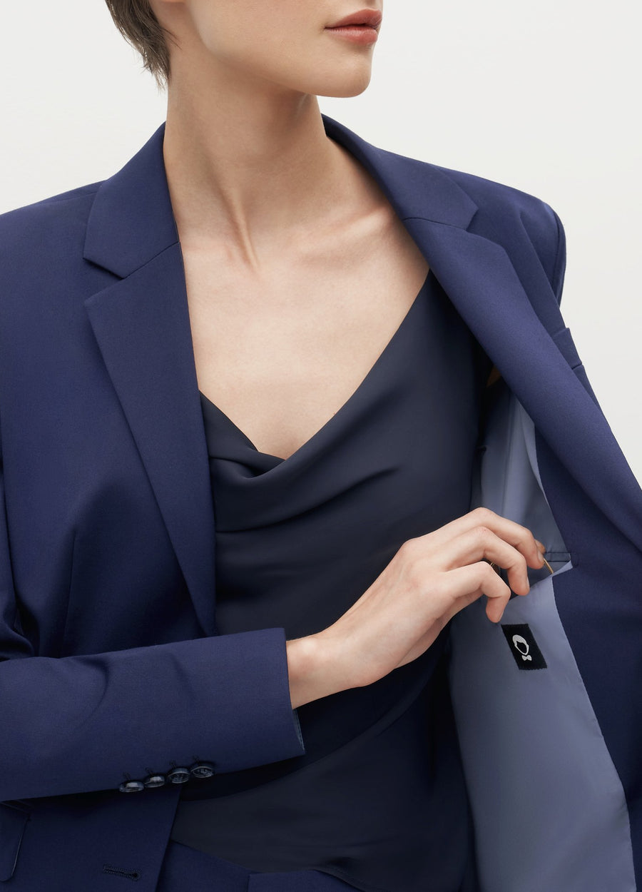 Women's Light Blue Suit Jacket