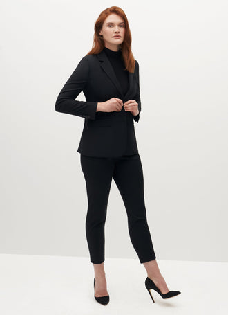 Ladies Business Casual Pant Suits for Women Uniform Design 2 Piece Blazer  Set Female Office Work Wear Trouser Suit Black Blue - AliExpress