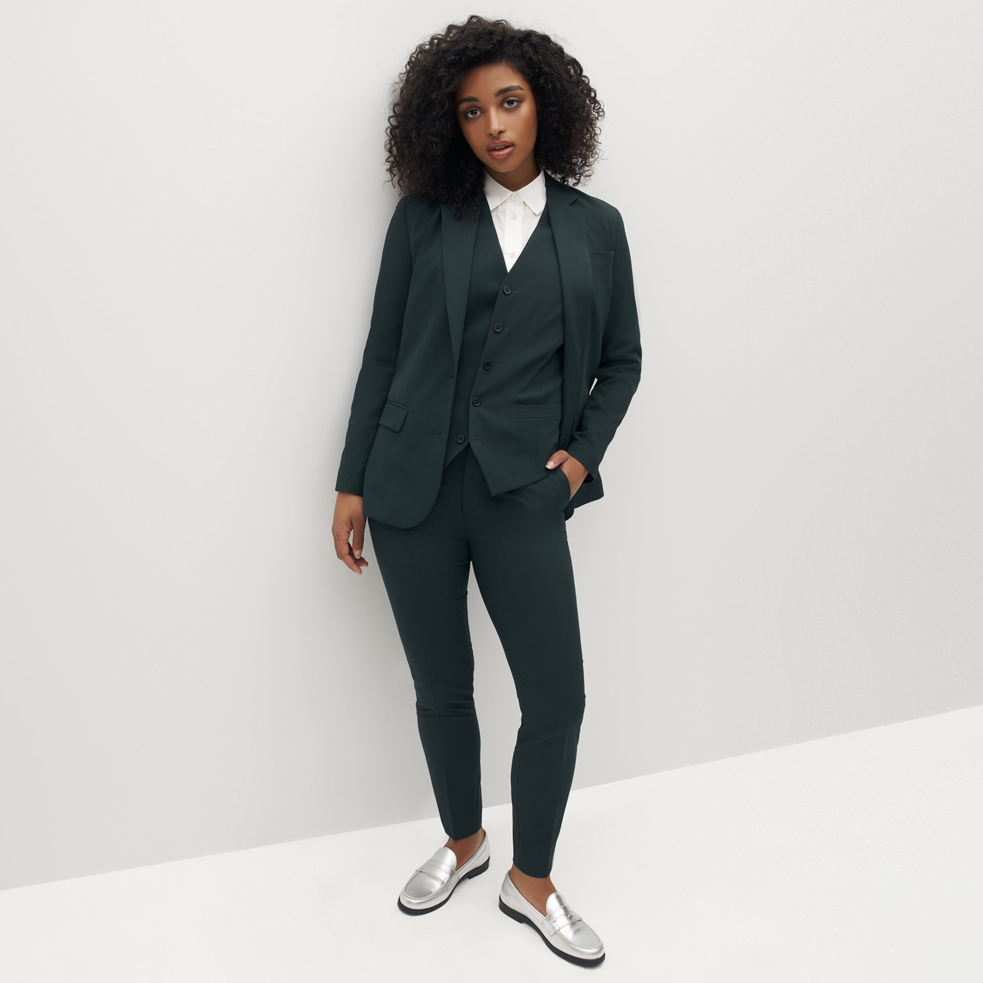 Women's Dark Green Suit | SuitShop