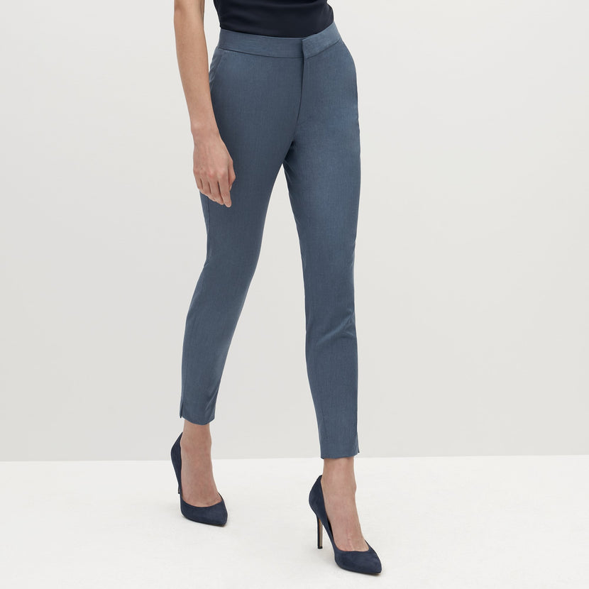 Women's Light Blue Suit Pants