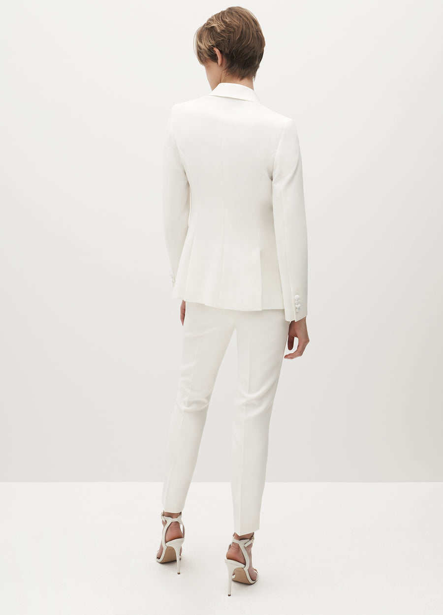 White Trouser suit with Sunglasses | Sumissura