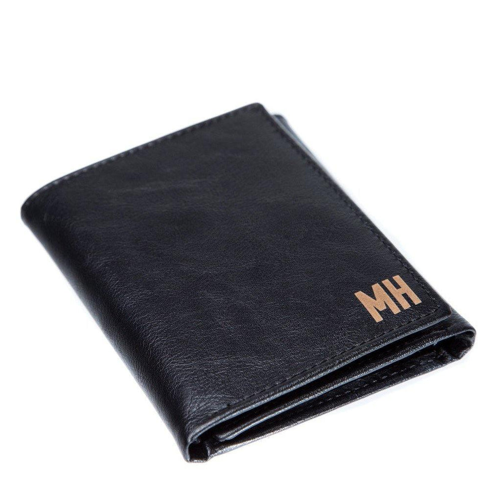 Mens Personalized Trifold Wallet