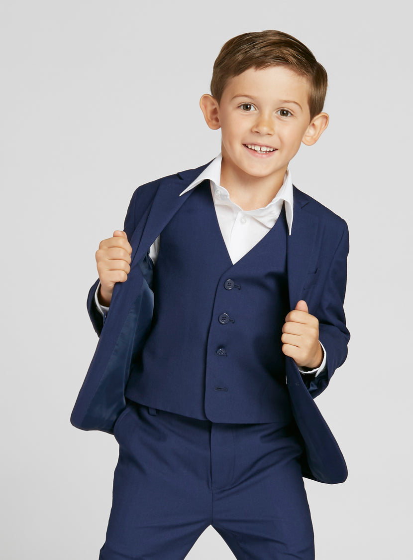 Kids' Navy Blue Suit