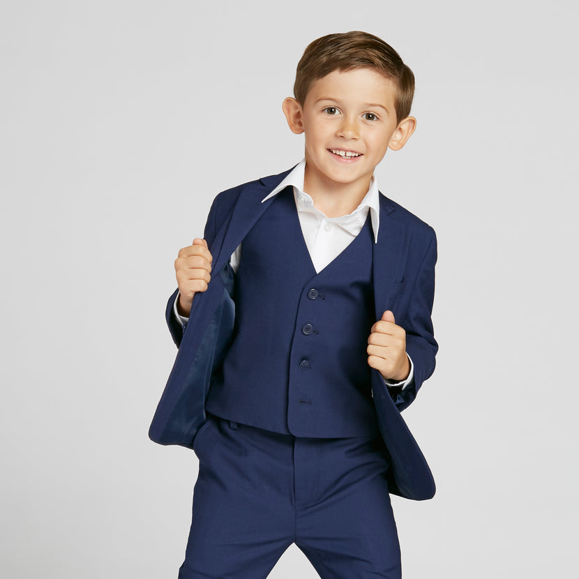 Kids' Navy Blue Suit