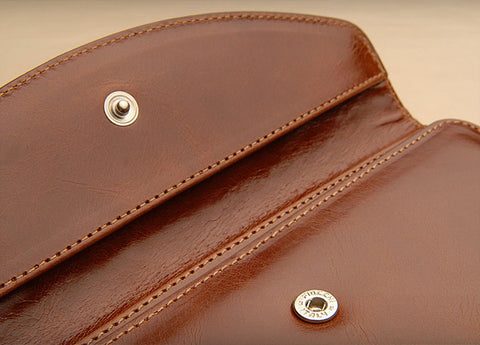 Classic Leather Horizontal Lady Wallet