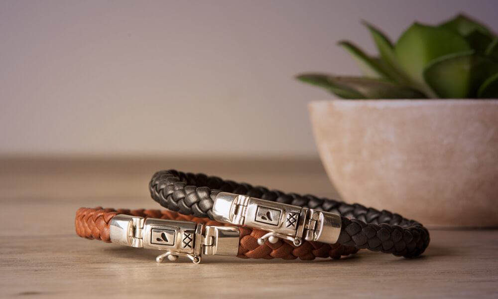 Porto Braided Leather Bracelet