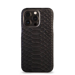 iPhone 14 Pro wallet leather case with snake pattern - Vaja