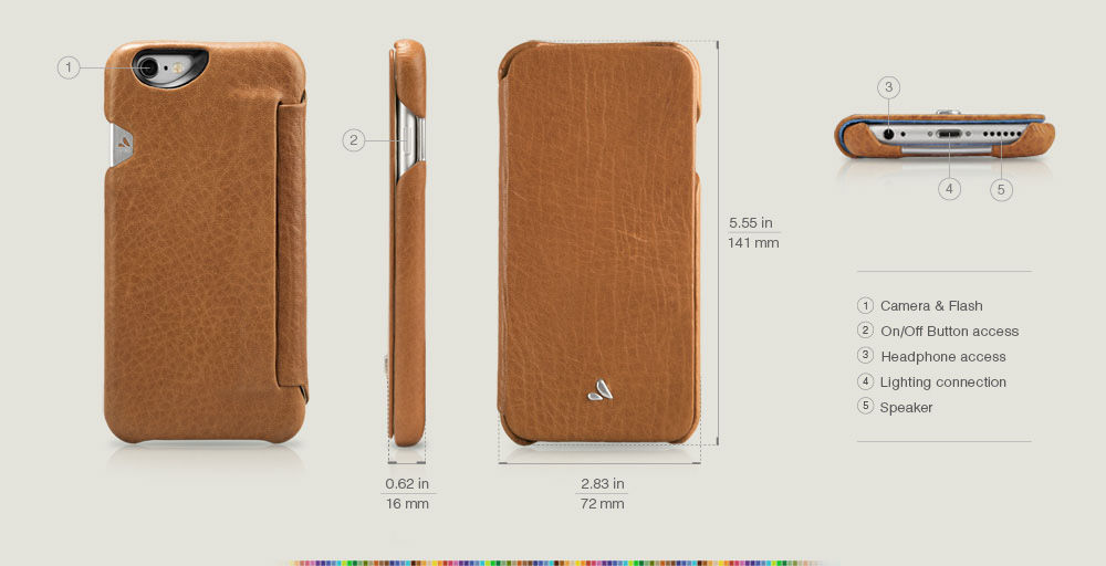 Slim & Smart iPhone 6/6s Leather Case