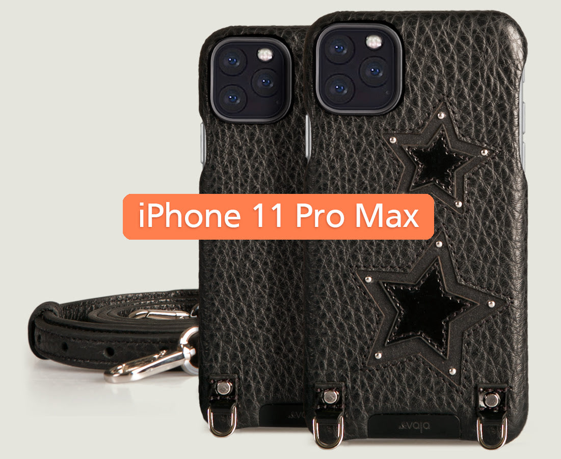 iPhone 13 Pro Max necklace leather case - Vaja